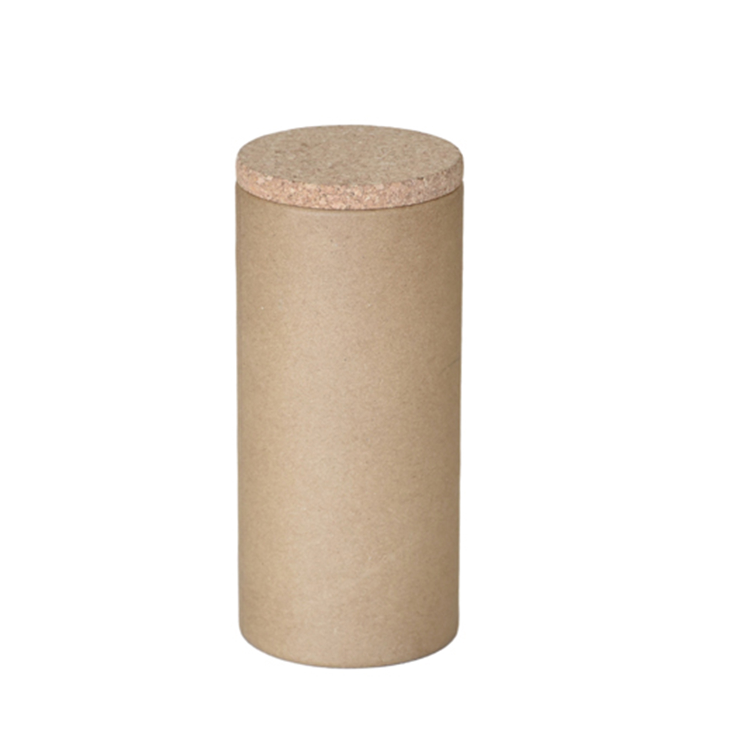50 Paper Tubes cork lid kraft 1c | 160 x 80 mm I food grade