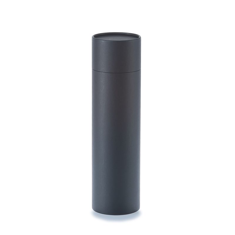 25 Tubes en carton noir linon | 315 x 87 mm