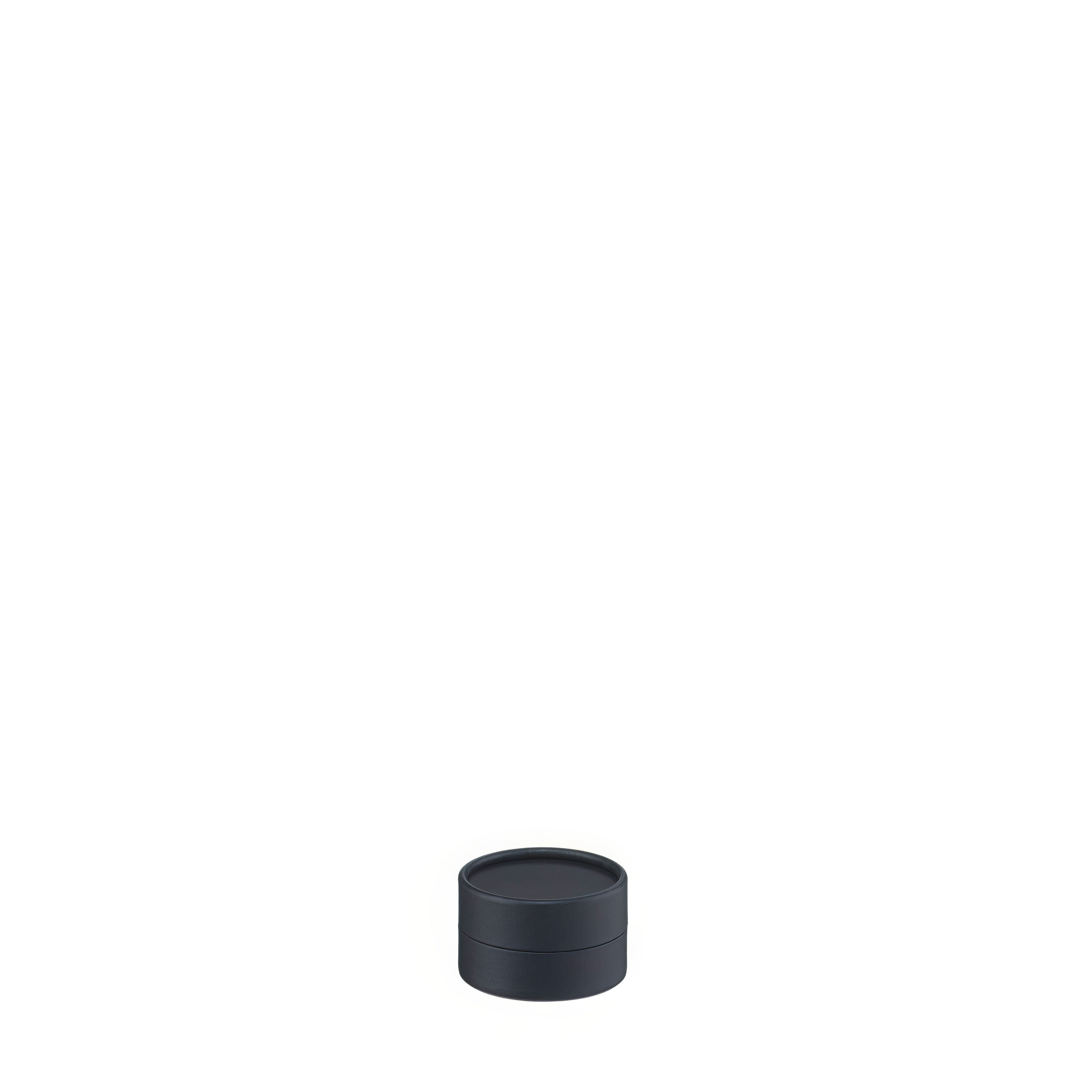 100 Pappdosen schwarz linon | 30 x 66 mm I food grade