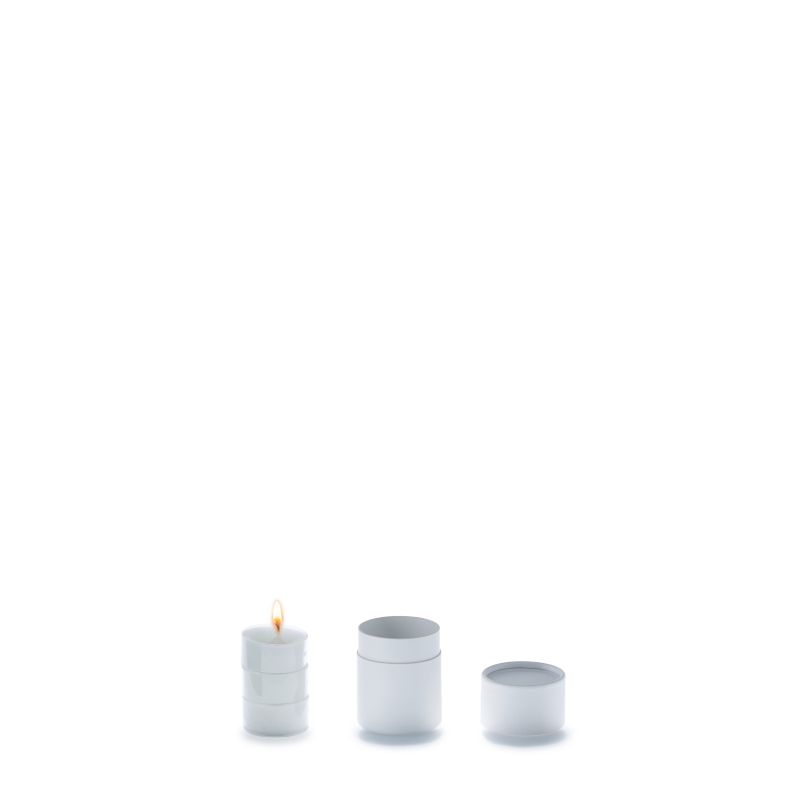 100 Paper Tubes white | 60 x 45 mm