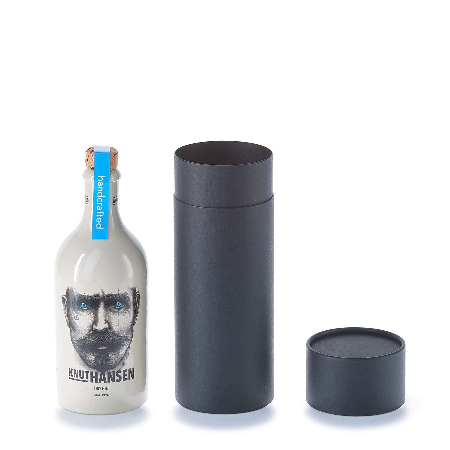50 Tubes en carton noir linon | 238 x 97 mm
