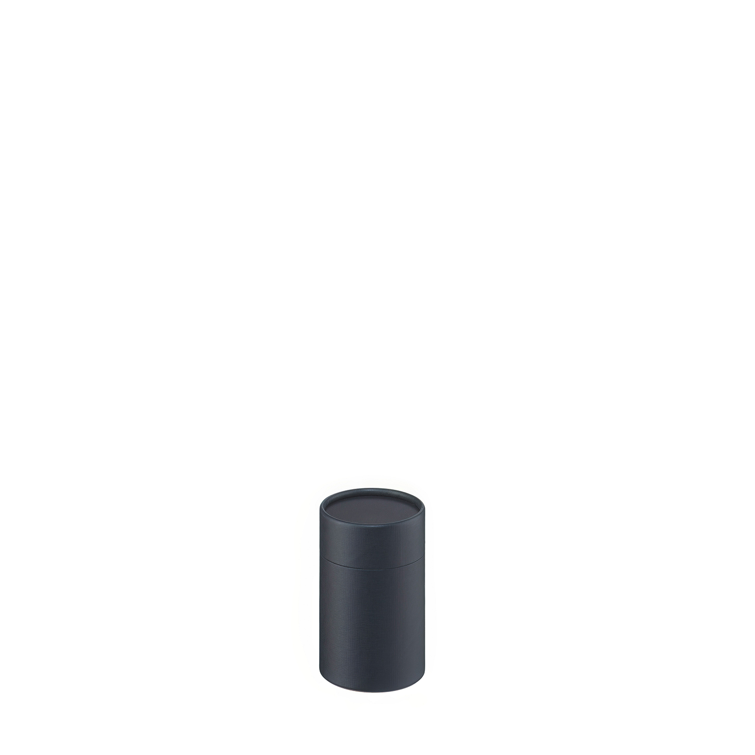 50 Pappdosen schwarz linon  | 100 x 52mm | food grade