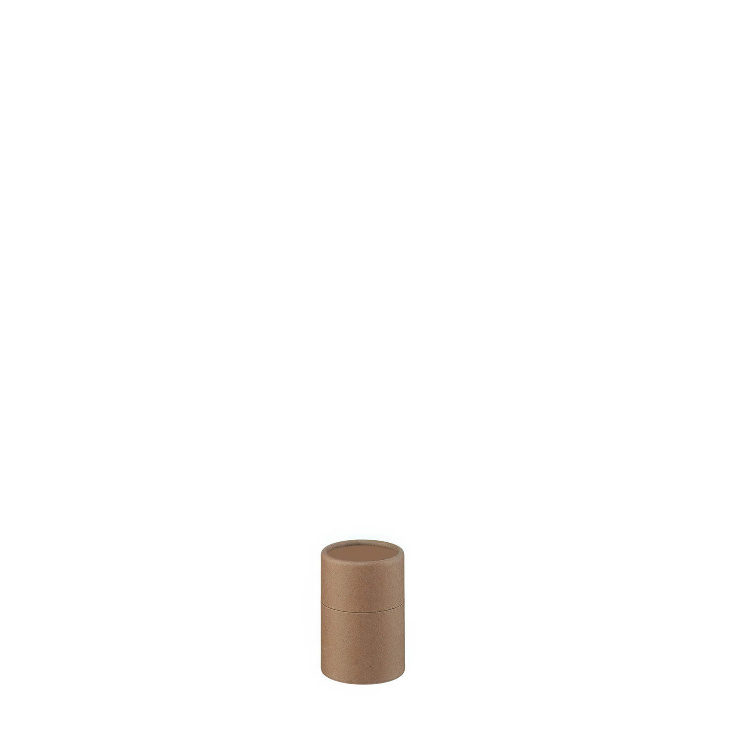 100 Pappdosen kraft 1c | 60 x 45 mm I food grade