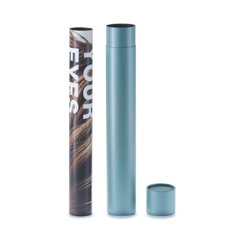 25 Tubes en carton sage | 450 X 66 mm