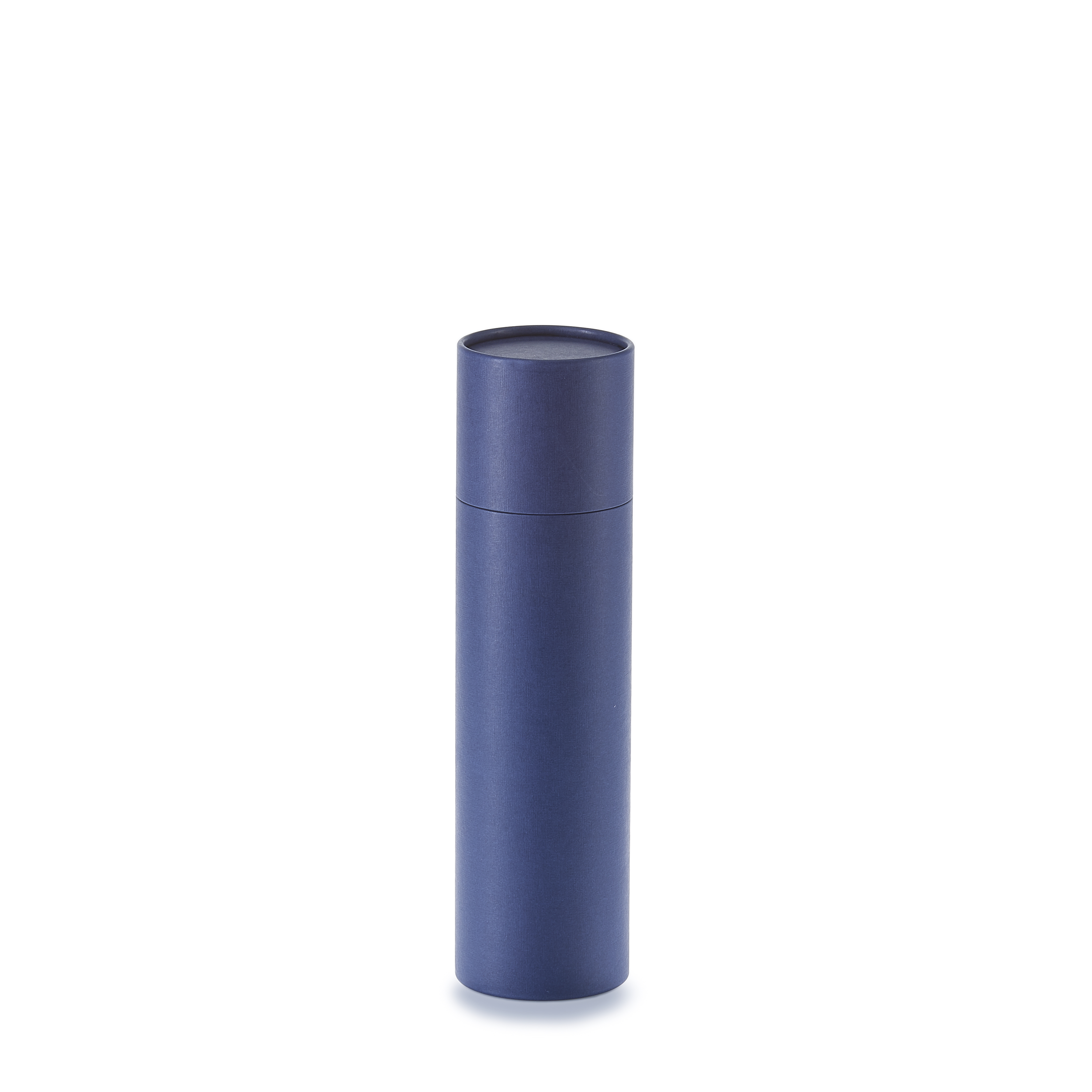 Tube en carton bleu | 245 x 66 mm