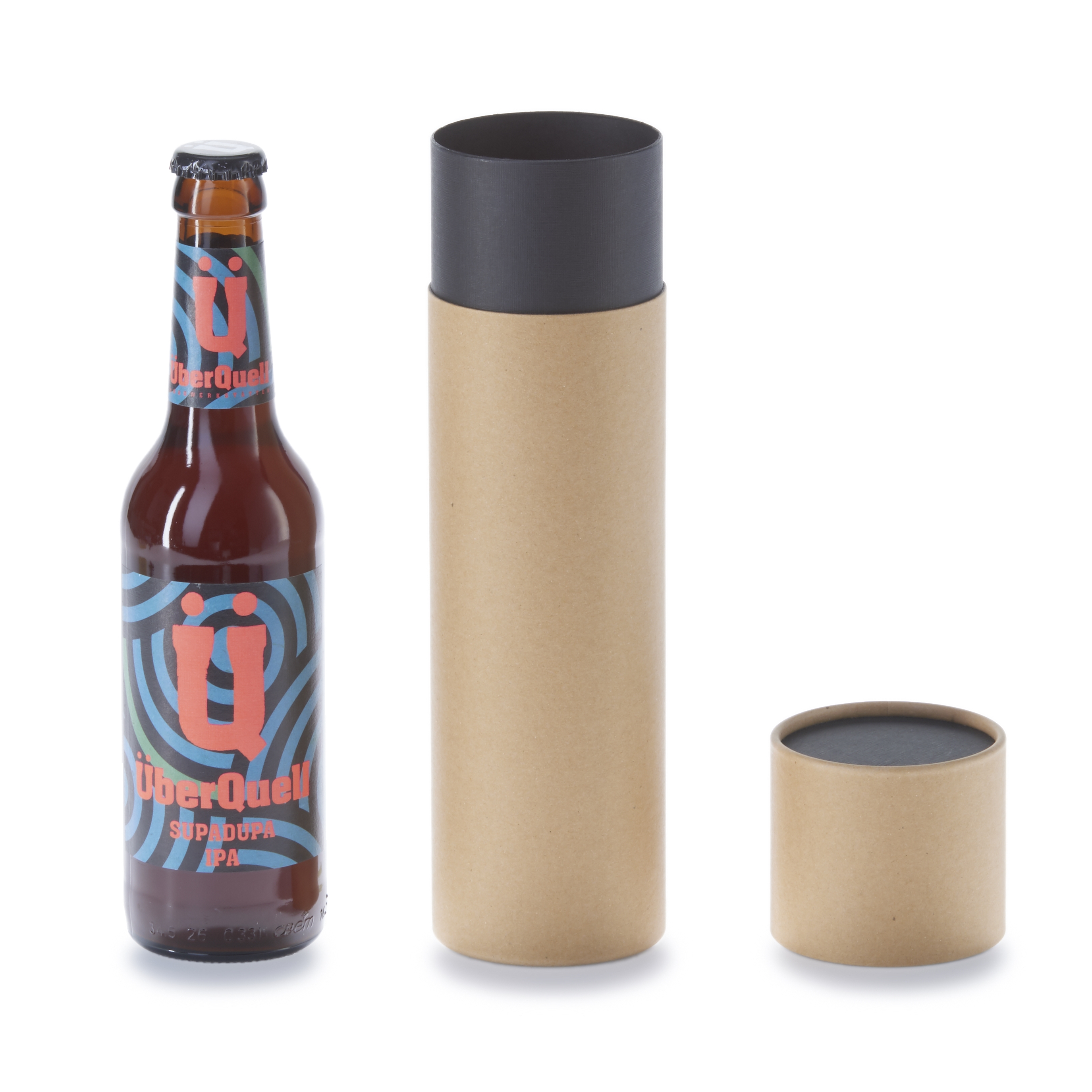 50 Paper Tubes kraft 2c | 245 x 66 mm | food grade