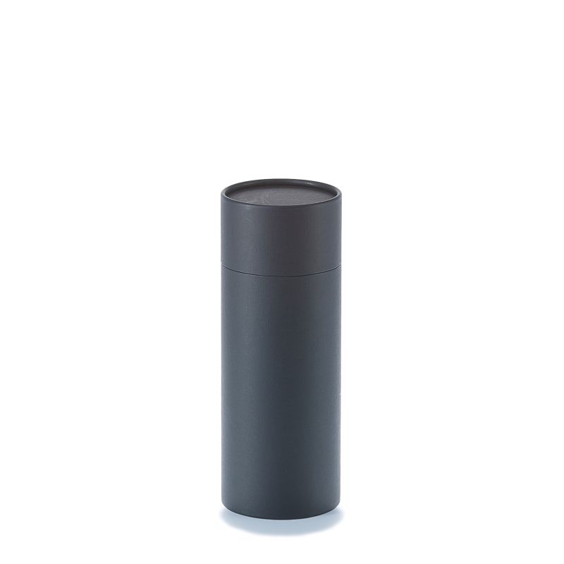 Tube en carton noir linon | 235 x 97 mm