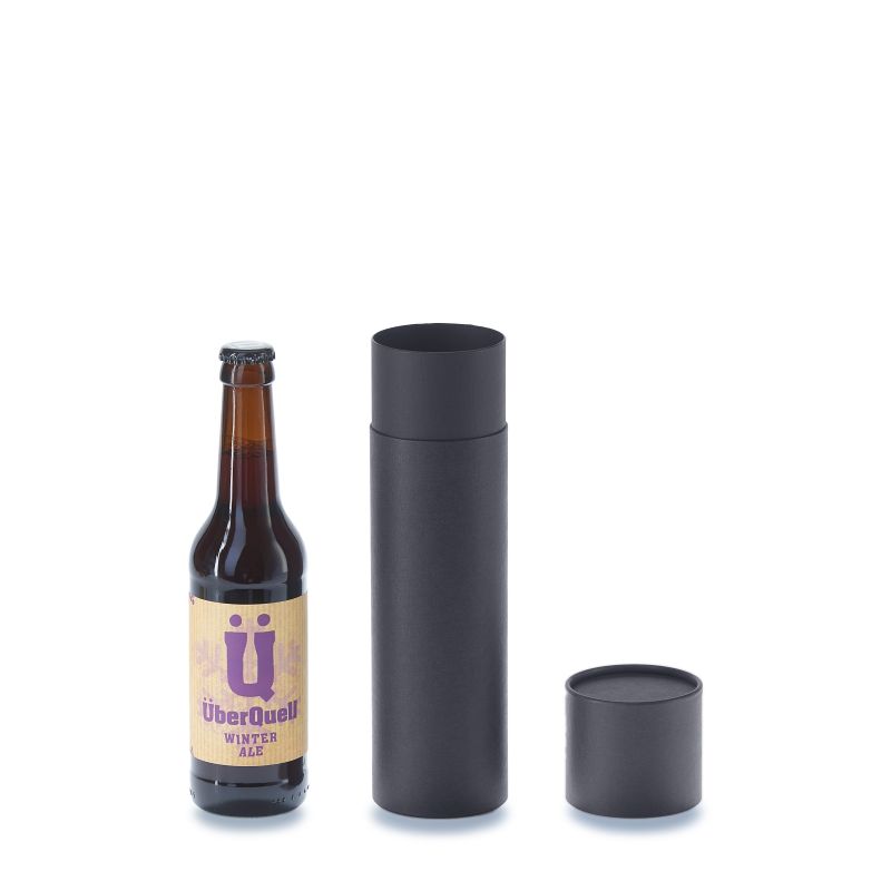 50 Tubes en carton noir  | 245 x 66 mm