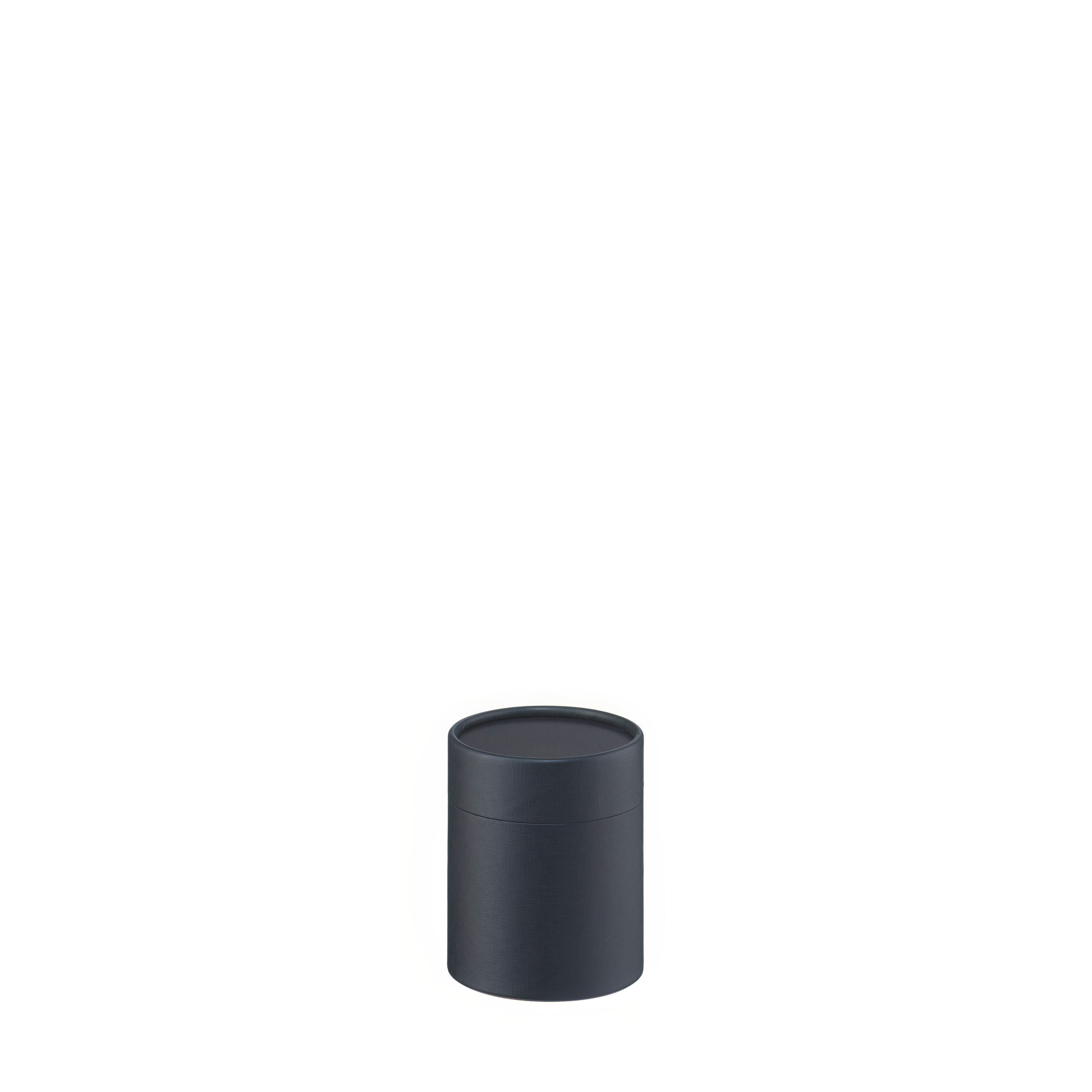 Pappdose schwarz linon  |100 x 79 mm | food grade